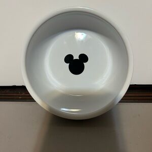 Disney White Bowl with Black Icon